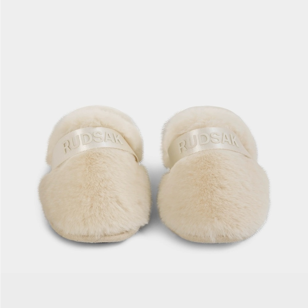 RUDSAK Beige Plush Slippers